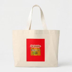 Grand Tote Bag Impression Quirky Bee Art