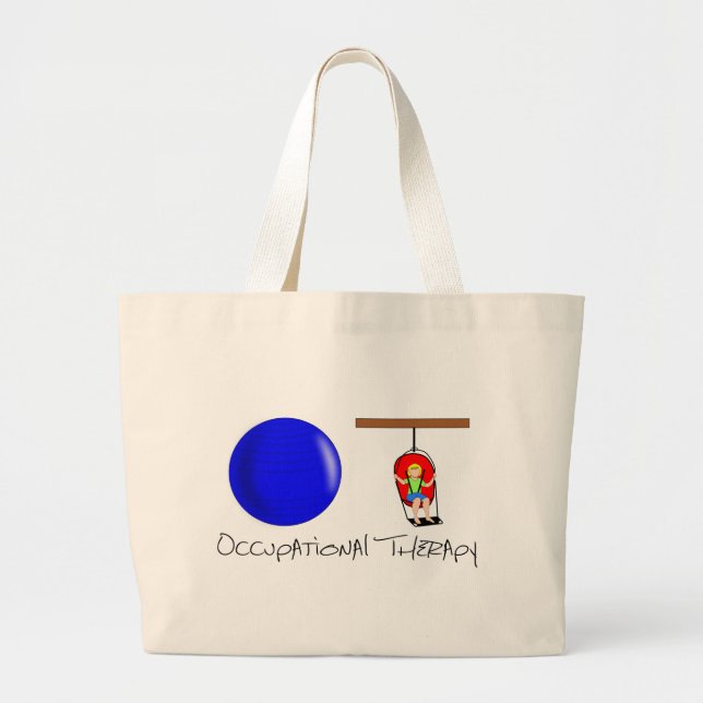 Grand Tote Bag Initiales d'OT (Devant)