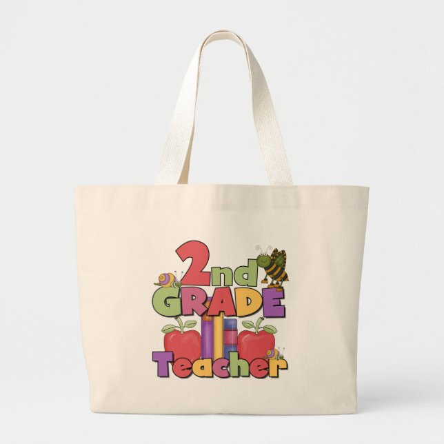 Grand Tote Bag Insectes et catégorie de pommes 2ème (Devant)