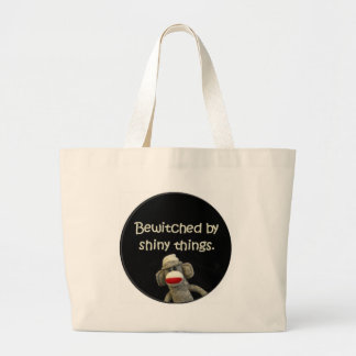 Grand Tote Bag Insultes de singe de chaussette