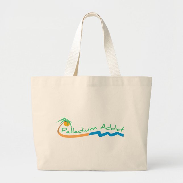 Grand Tote Bag Intoxiqué Fourre-tout de palladium (Devant)