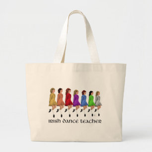 Grand Tote Bag Irish Step Dance Teacher - Rainbow