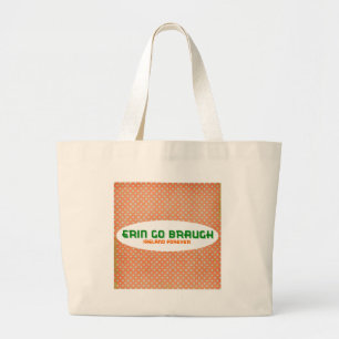 Grand Tote Bag Irlande Pour toujours Pois