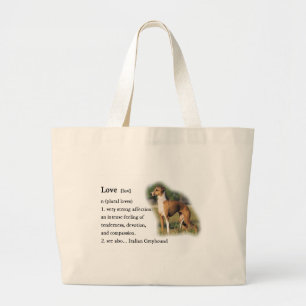 Grand Tote Bag Italian Greyhound Art Toxits