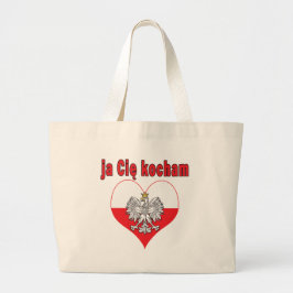 Grand Tote Bag ja Cie kocham Coeur de l'aigle
