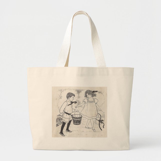 Grand Tote Bag Jack et Jill (Devant)