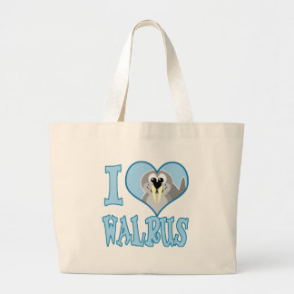 Grand Tote Bag J'adore le morse