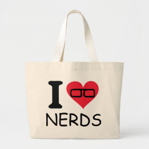 Grand Tote Bag j'adore les nerfs