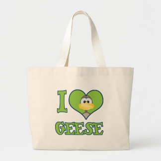 Grand Tote Bag J'adore les oies