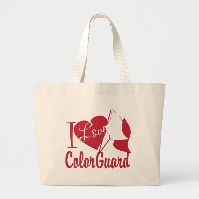 Grand Tote Bag J'aime ColorGuard (Devant)