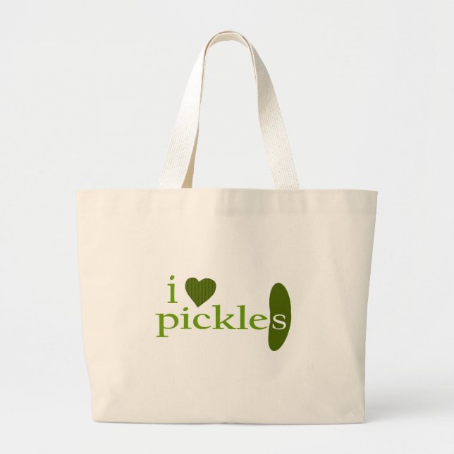 Grand Tote Bag J'aime des conserves au vinaigre (Devant)