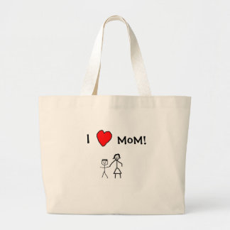 Grand Tote Bag J'aime la maman !