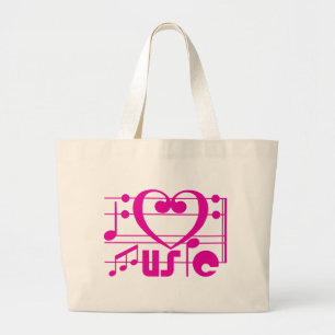 GRAND TOTE BAG J'AIME LA MUSIQUE
