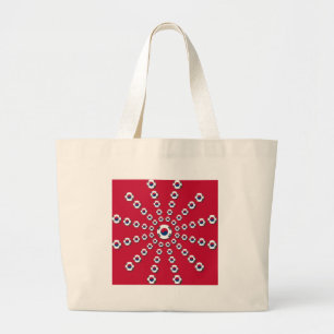 Grand Tote Bag J'aime le rouge