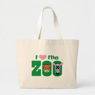 Grand Tote Bag J'aime le ZOO