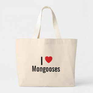 Grand Tote Bag J'aime les mongoles