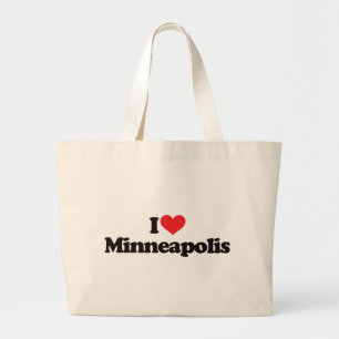 Grand Tote Bag J'aime Minneapolis
