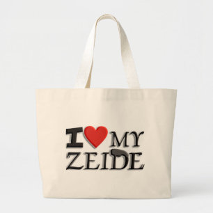 Grand Tote Bag J'aime mon Zeide