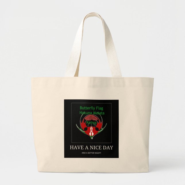 Grand Tote Bag Jambo Kenya (Devant)