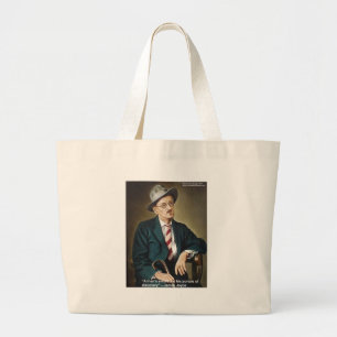 Grand Tote Bag James Joyce "Erreurs/portails" Citation Cadeaux &