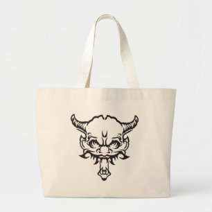 Grand Tote Bag Japonais tatouage Oni Demon