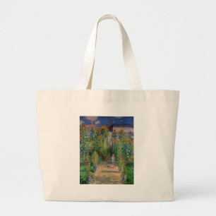 Grand Tote Bag Jardin de Monet Vetheuil Impressionim Peinture