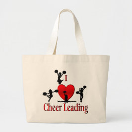 Grand Tote Bag Je Coeur Cheer Leader