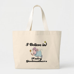 Grand Tote Bag je crois aux marraines de fées