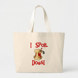 Grand Tote Bag Je Gâche Des Chiens