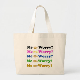 Grand Tote Bag Je M'Inquiète ?