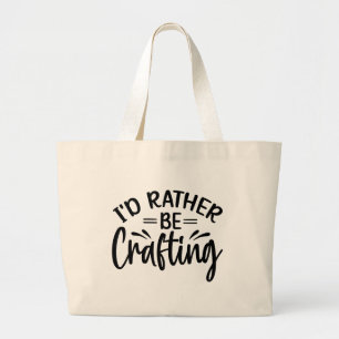 Grand Tote Bag Je préférerais être créateur