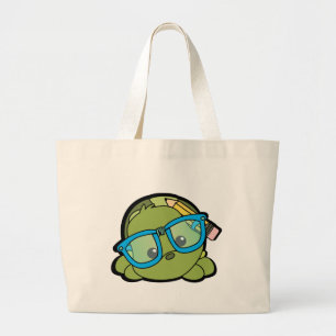 Grand Tote Bag Je-sais-tout de tortue