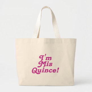 Grand Tote Bag Je suis coing de mis (le rose)