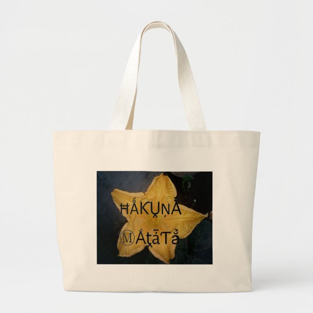 Grand Tote Bag Je suis une étoile à l'intérieur. (Devant)