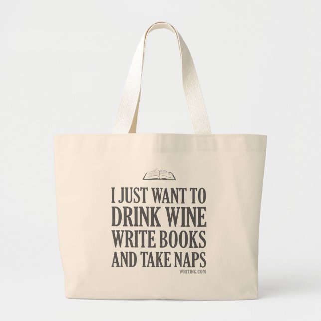 Grand Tote Bag Je veux juste… (Devant)