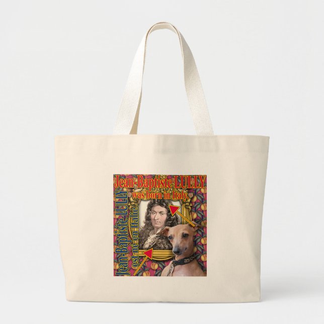 Grand Tote Bag Jean Baptiste Lully bilingue (Devant)