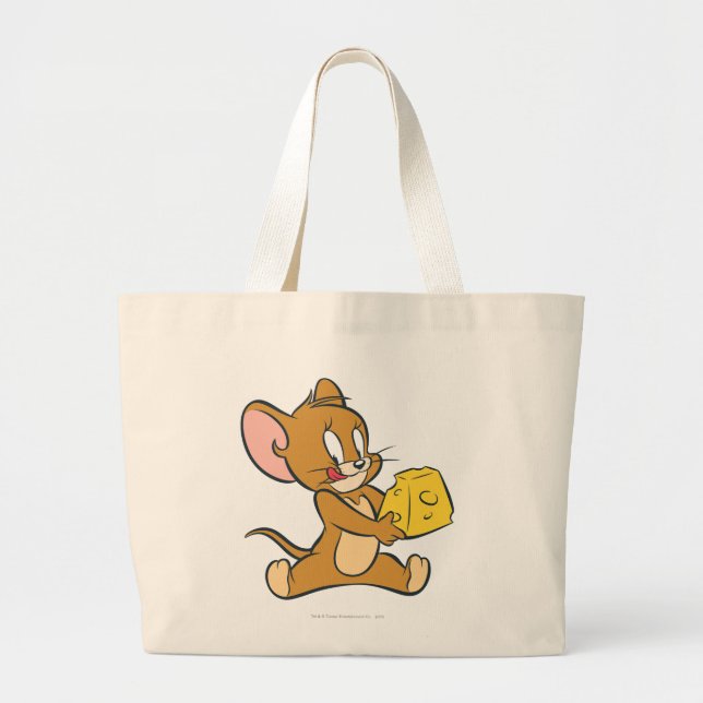 Grand Tote Bag Jerry aime son fromage (Devant)