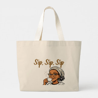 Grand Tote Bag Jesus and My Tea