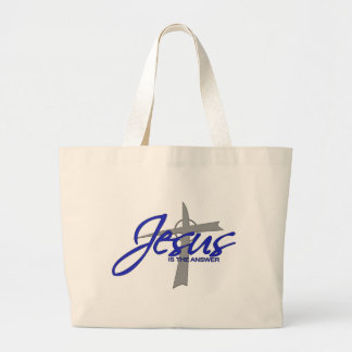 Grand Tote Bag Jésus est la réponse