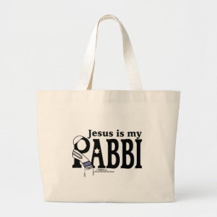 Grand Tote Bag Jésus est mon RABBI