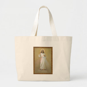 Grand Tote Bag Jésus J'Ai Confiance En Toi