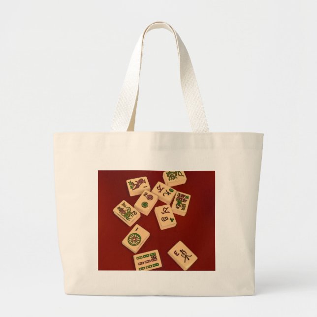 Grand Tote Bag Jeu d'heure-milliampère Jongg (Devant)