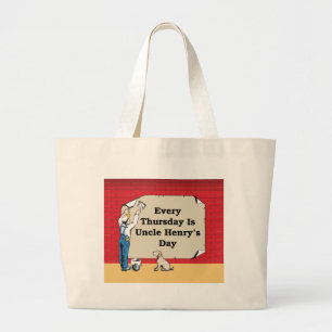 Grand Tote Bag Jeudi Fourre-tout d'oncle Henry
