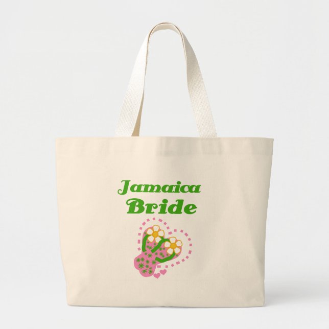 Grand Tote Bag Jeune mariée de la Jamaïque (Devant)