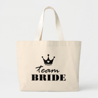 Grand Tote Bag Jeune mariée d'équipe