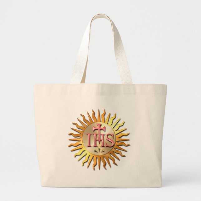 Grand Tote Bag Joint de jésuite (Devant)