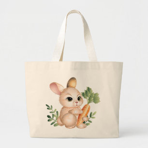 Grand Tote Bag Joli petit lapin