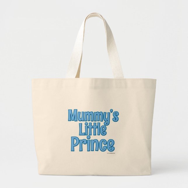 Grand Tote Bag Joli Petit Prince Baby Mummy Slogan Design (Devant)