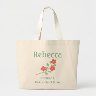 Grand Tote Bag Jolie Floral Homeschool Maman