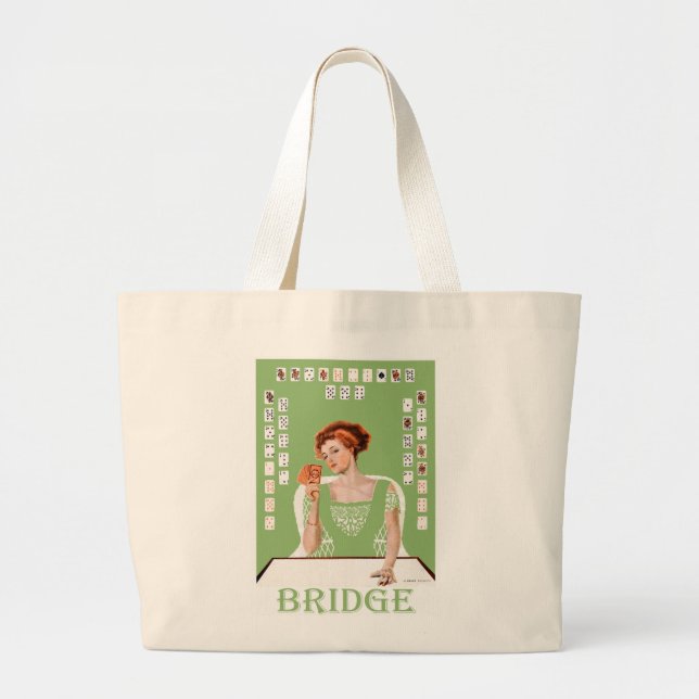Grand Tote Bag Jouer au pont (Devant)